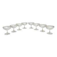 A Set of Eight Christofle Silver-Plate Sorbet Coupes