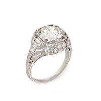 ART DECO, DIAMOND RING