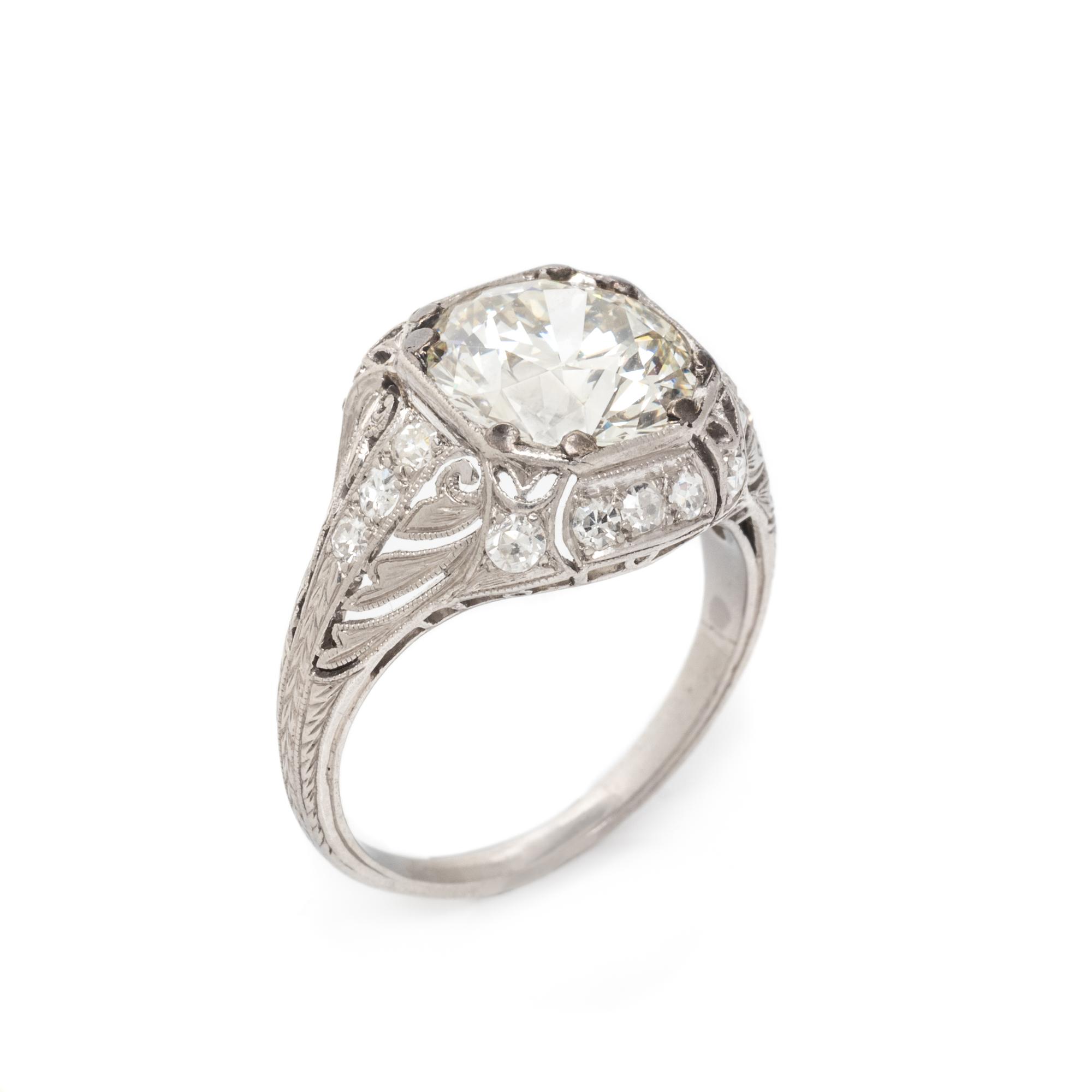 ART DECO, DIAMOND RING