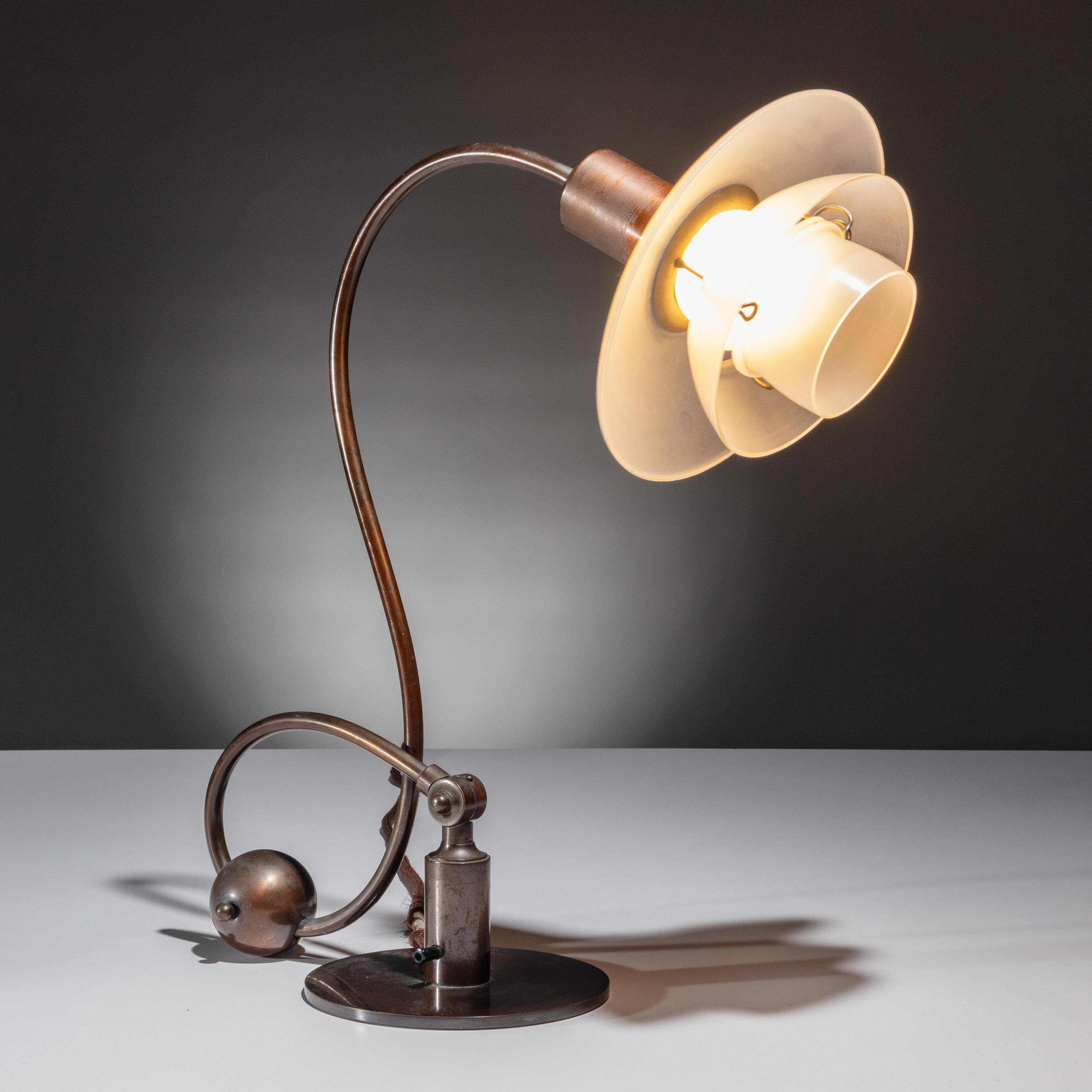 Poul Henningsen — Piano Lamp, with type 2/2 Shades