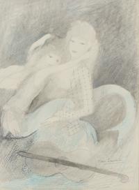 Marie Laurencin (French, 1883-1956) — Deux Sirènes, 1925