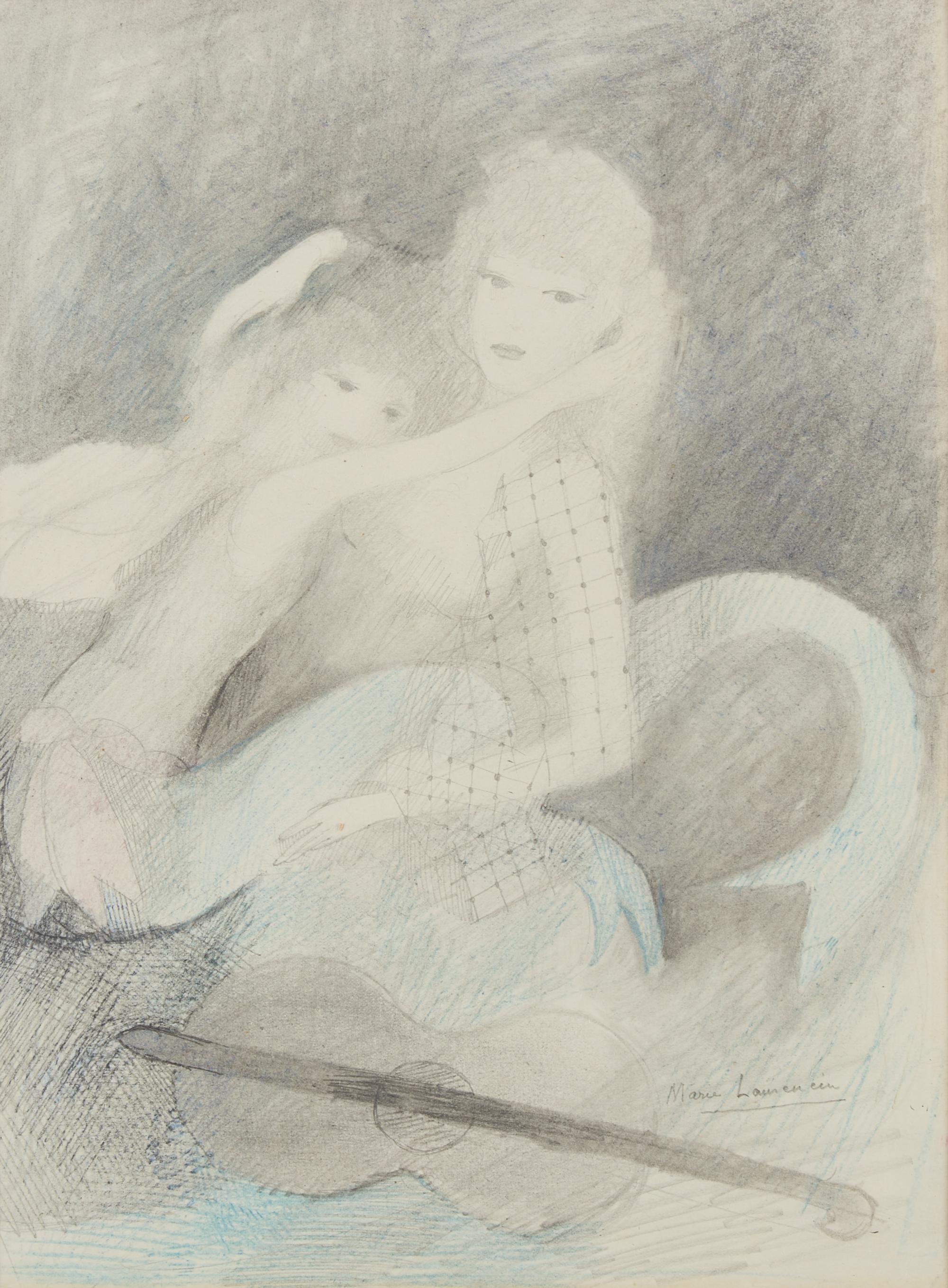 Marie Laurencin (French, 1883-1956) — Deux Sirènes, 1925