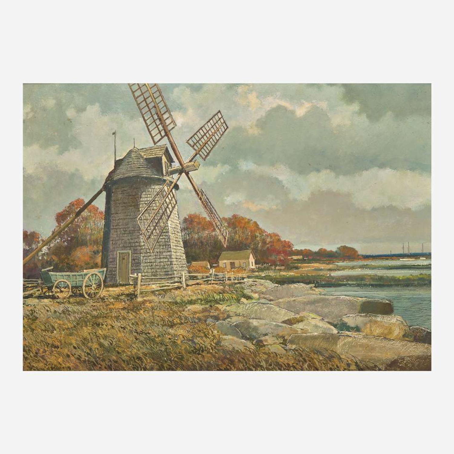 Eric Sloane (American, 1905–1985) Cape Cod Windmill