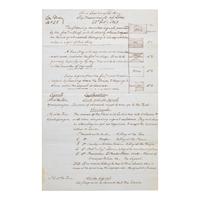 [Mexican-American War] Contemporary Manuscript Naval Document of Instructions for the First Large-Scale Amphibious Invasion in American Military History