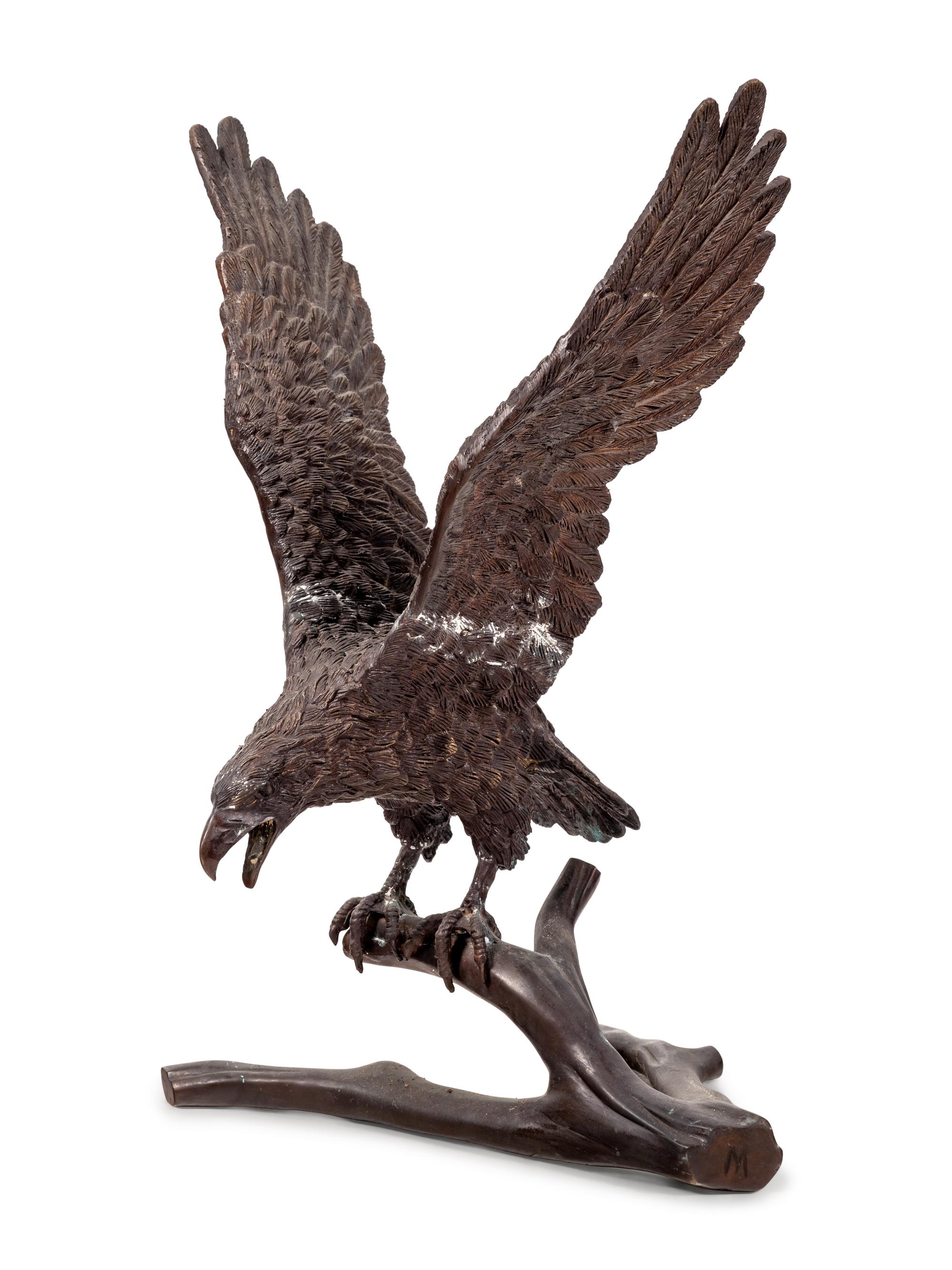 A Bronze Model of an Eagle