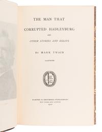 CLEMENS, Samuel Langhorne ("Mark Twain") (1835-1910). A group of 5 volumes, comprising: