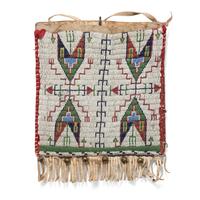 Sioux Beaded Hide Bag
