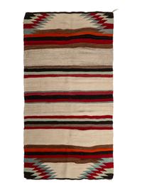 Navajo Double Saddle Blanket / Rug