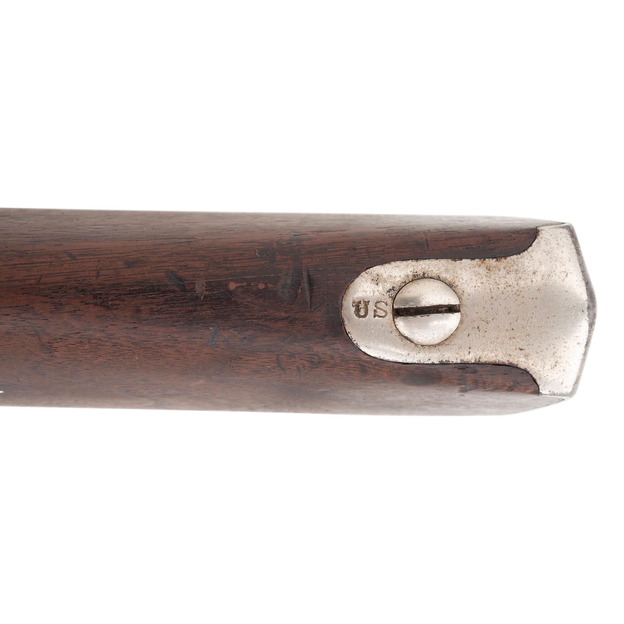 US Springfield Model 1828 (1816 Type III) Conversion Musket with Tinned Finish