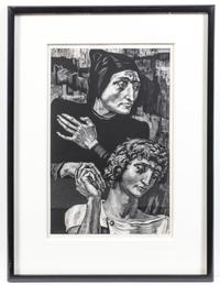 Albert Decaris, (French, 1901-1988), Untitled