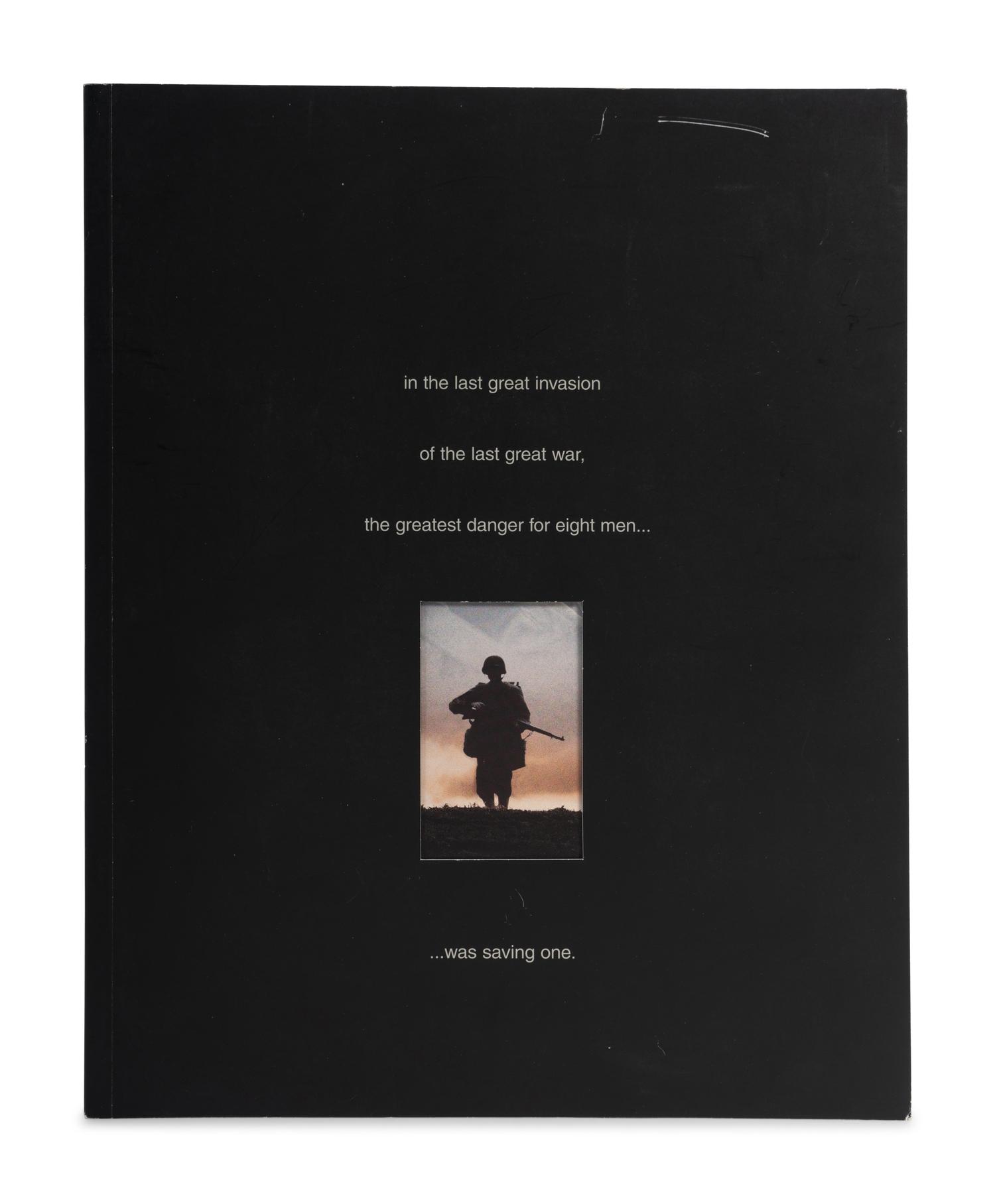 (Film Memorabilia) A group of 3 pieces of memorabilia relating to Saving Private Ryan . Amblin Entertainment, Mutual Film Company: 1998. Comprising:
