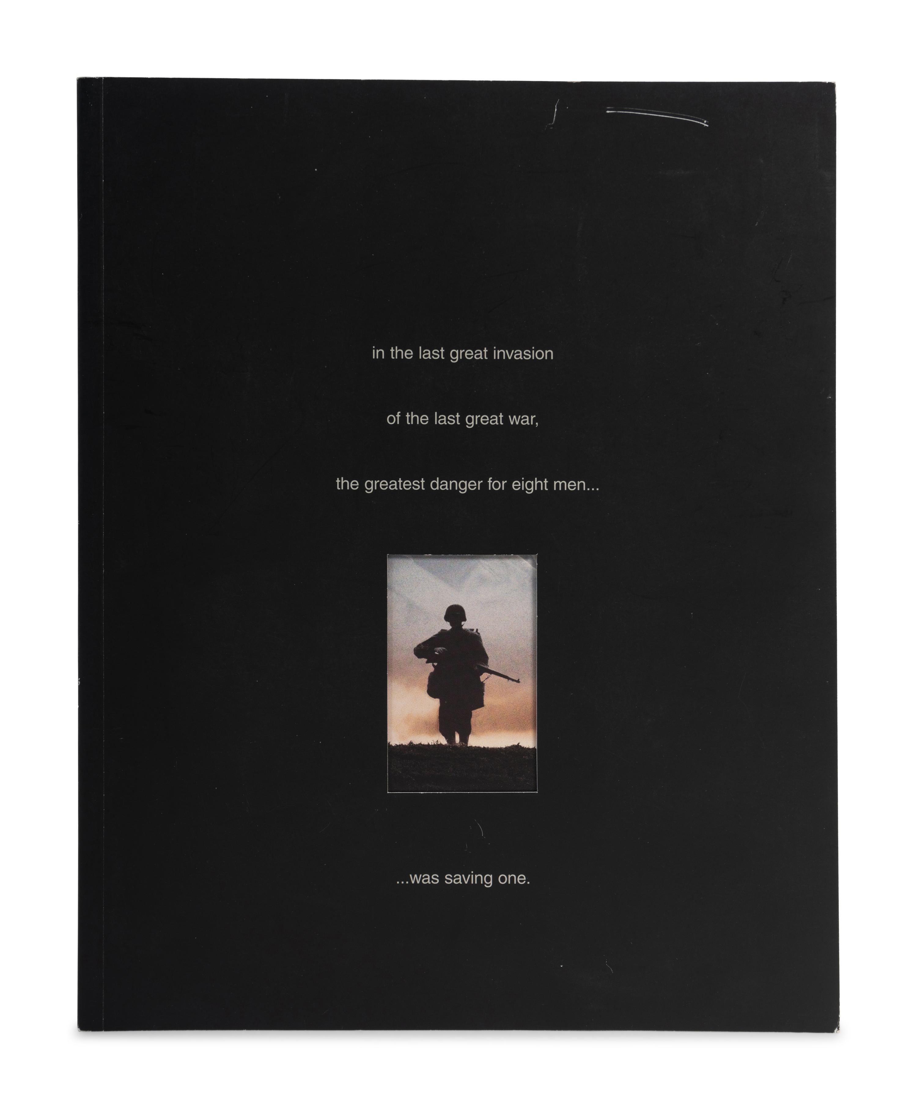 (Film Memorabilia) A group of 3 pieces of memorabilia relating to Saving Private Ryan . Amblin Entertainment, Mutual Film Company: 1998. Comprising:
