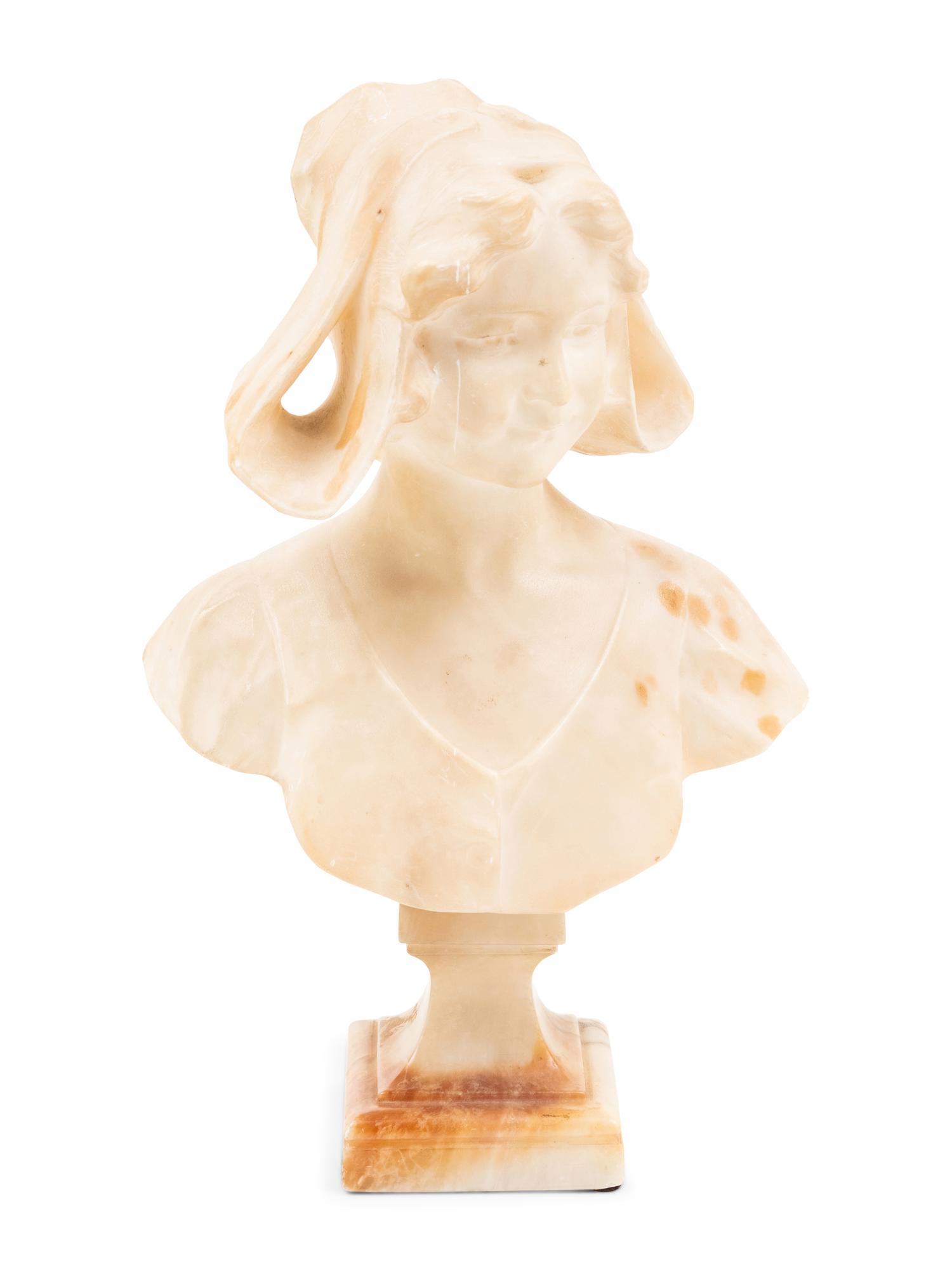 An Italian Alabaster Bust
