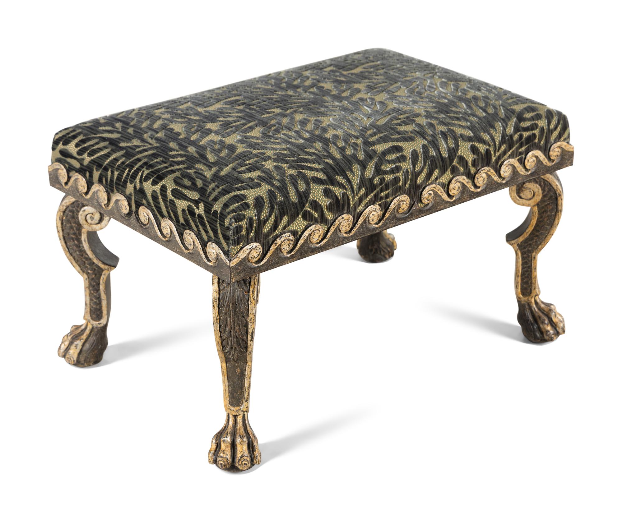 A Venetian Style Painted Stool
