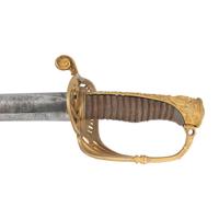 French Hilted Non-Regulation Imported Officers Sword Presented to Major James Plimpton - 3rd NH Volunteers, KIA at Deep Bottom Run with CDV