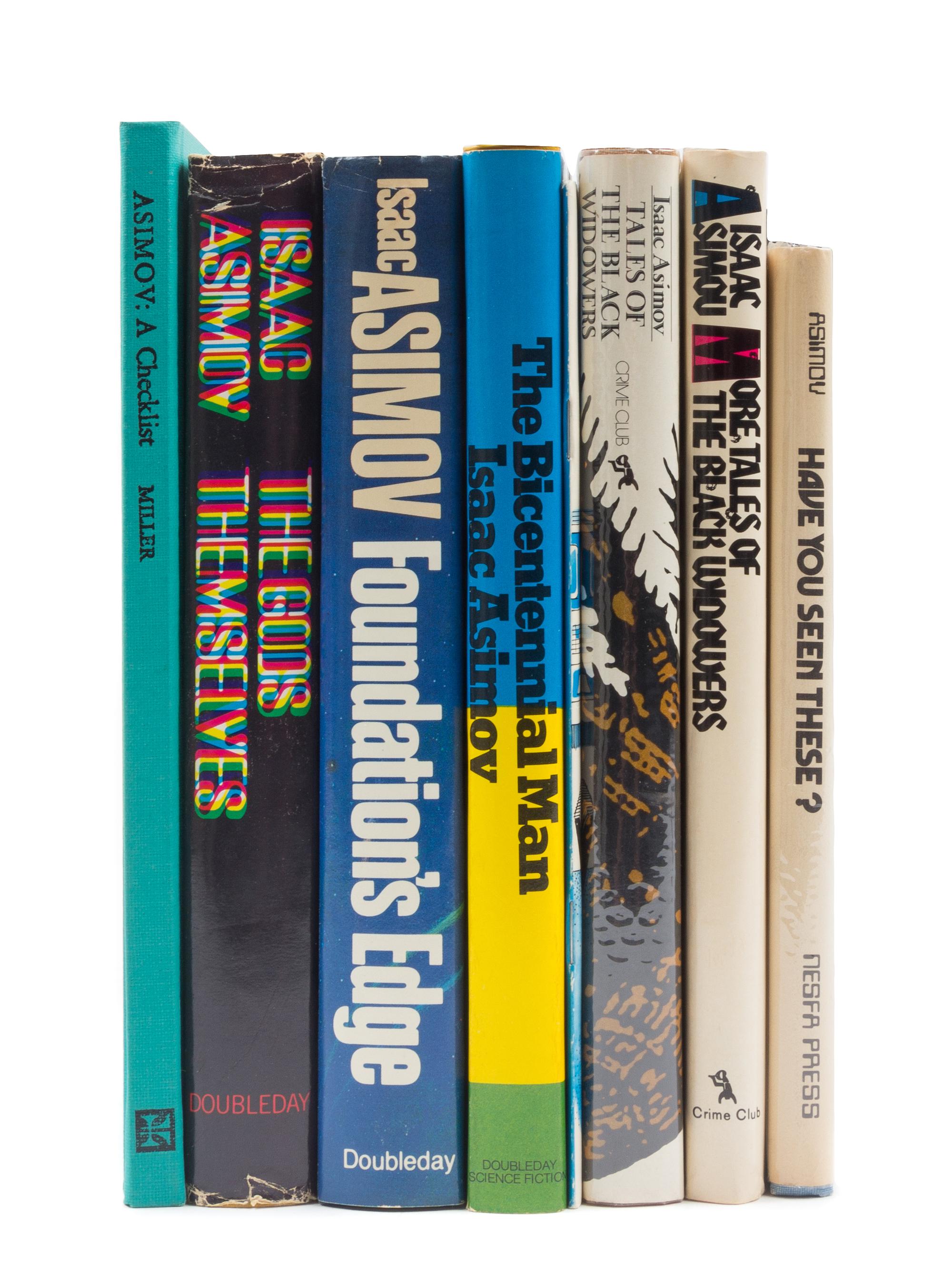 ASIMOV, Isaac (1920-1992). A group of 8 works by Isaac Asimov, most FIRST EDITIONS.