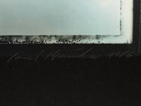 A group of four photographs ( Portrait with Metal Bar , 1984; Nude with Metal Arch , 1985; Touching , 1986; Untitled , 1985)