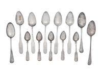 A Collection of American Silver Spoons