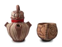 Pottery Effigy Vessel, PLUS Coffee Mug