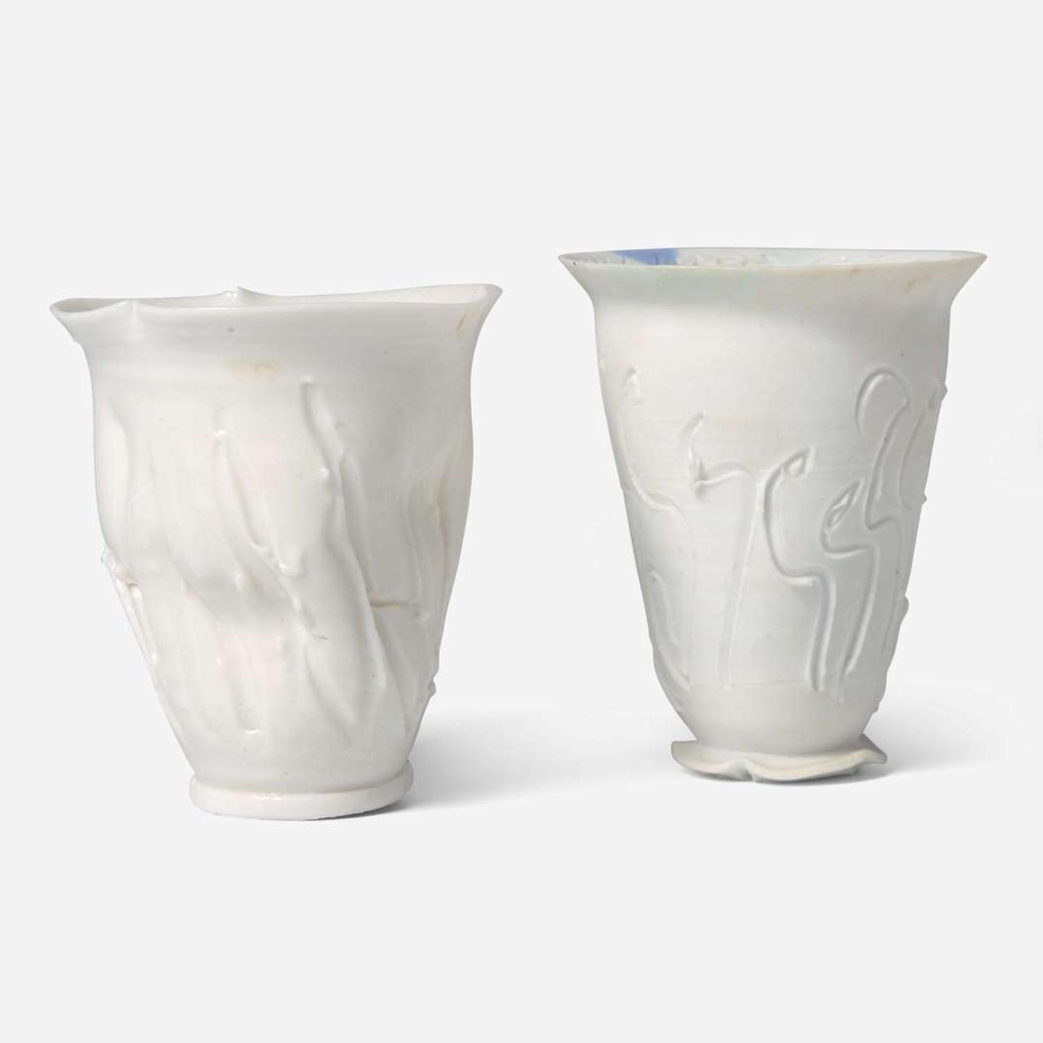 Rudolf Staffel (American, 1911-2003) Two "Light Gatherer" Vessels, USA, late 20th century