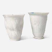 Rudolf Staffel (American, 1911-2003) Two "Light Gatherer" Vessels, USA, late 20th century
