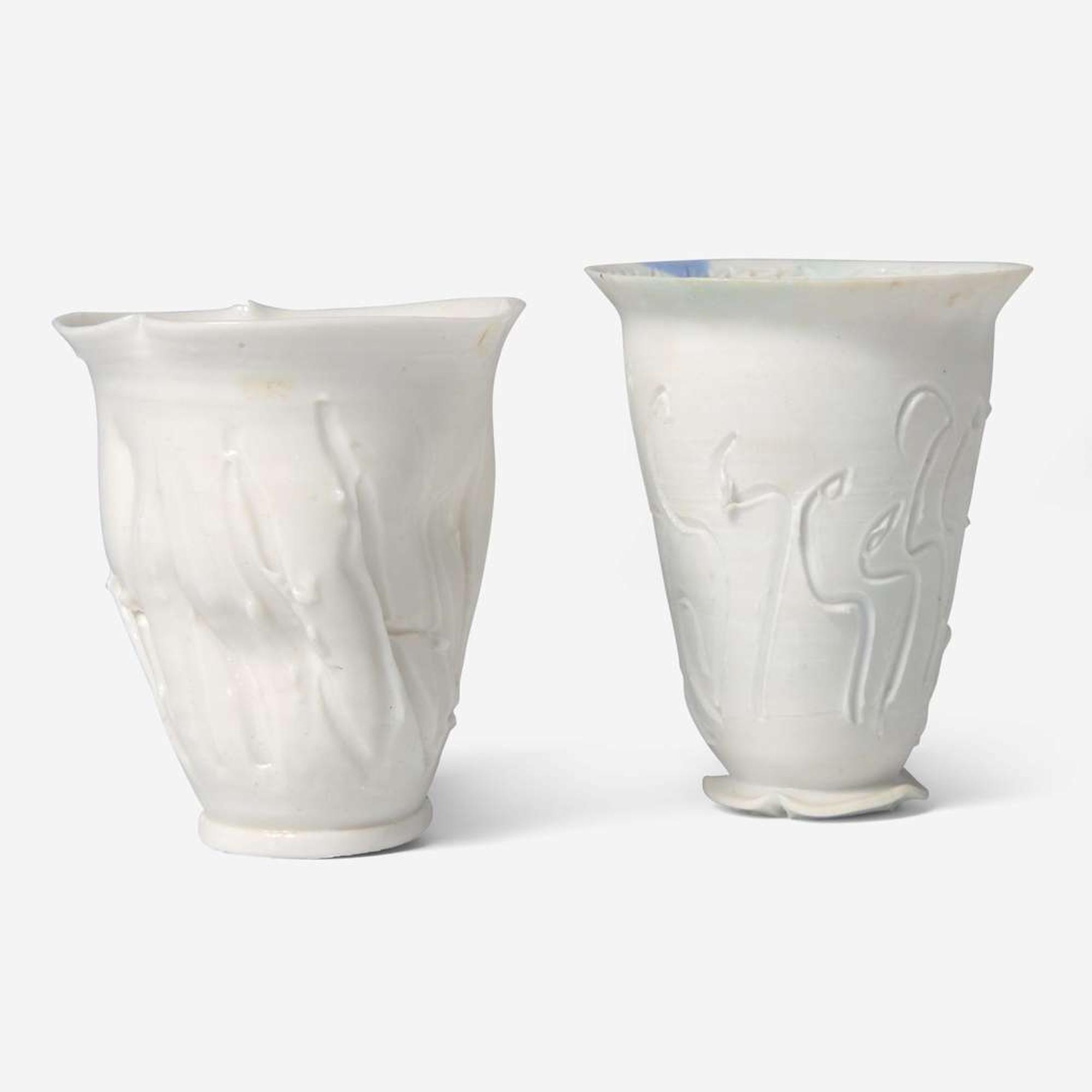 Rudolf Staffel (American, 1911-2003) Two "Light Gatherer" Vessels, USA, late 20th century