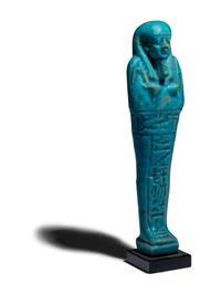 An Egyptian Faience Ushabti for "Hor-Ankh"