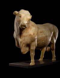 A Roman Alabaster Bull