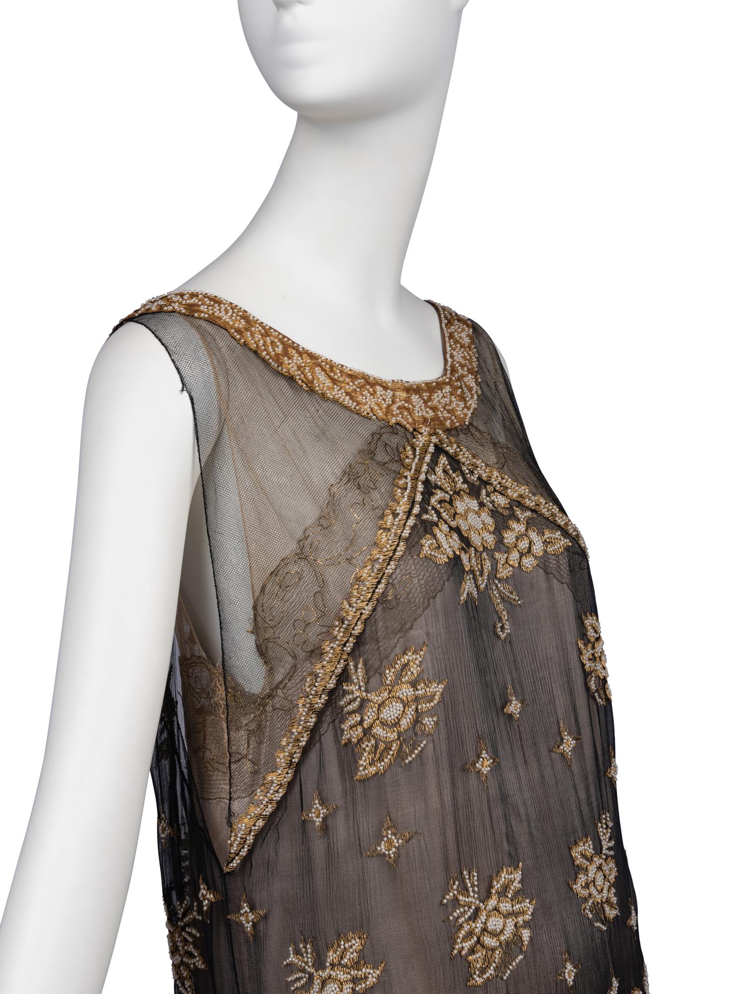 Callot Soeurs Dress & Slip, 1920s