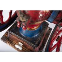 A Charles Parker No. 200 Painted Cast Iron Coffee Mill