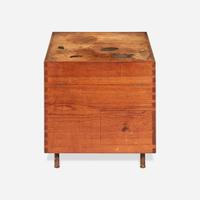 Hans J. Wegner (Danish, 1914-2007) Cube Bar, Model AT34, Andreas Tuck, Denmark, circa 1960