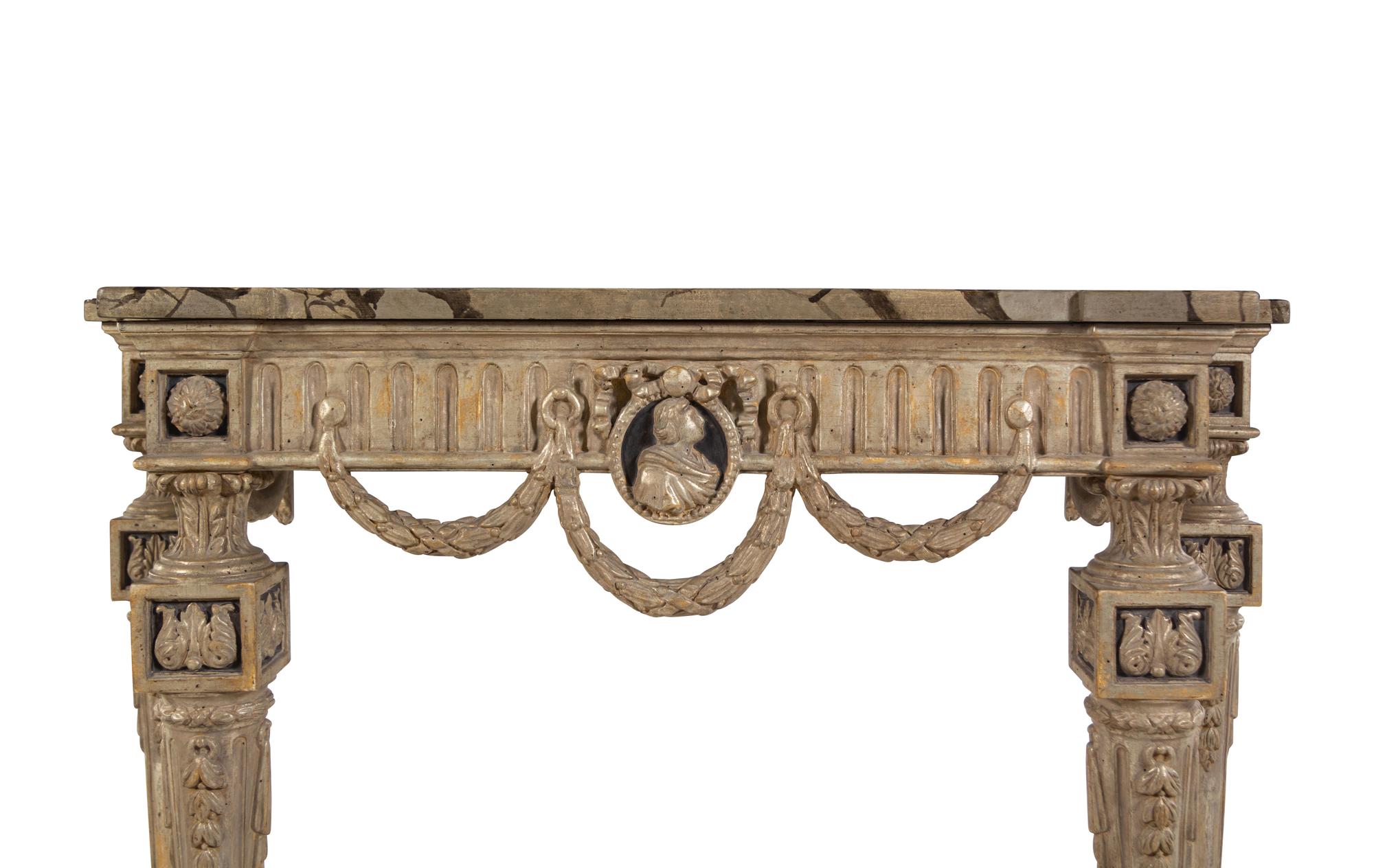 An Italian Painted Console Table