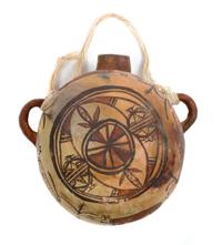 Zuni Canteen Diameter 7 inches — Late 19th/ Early 20th Century