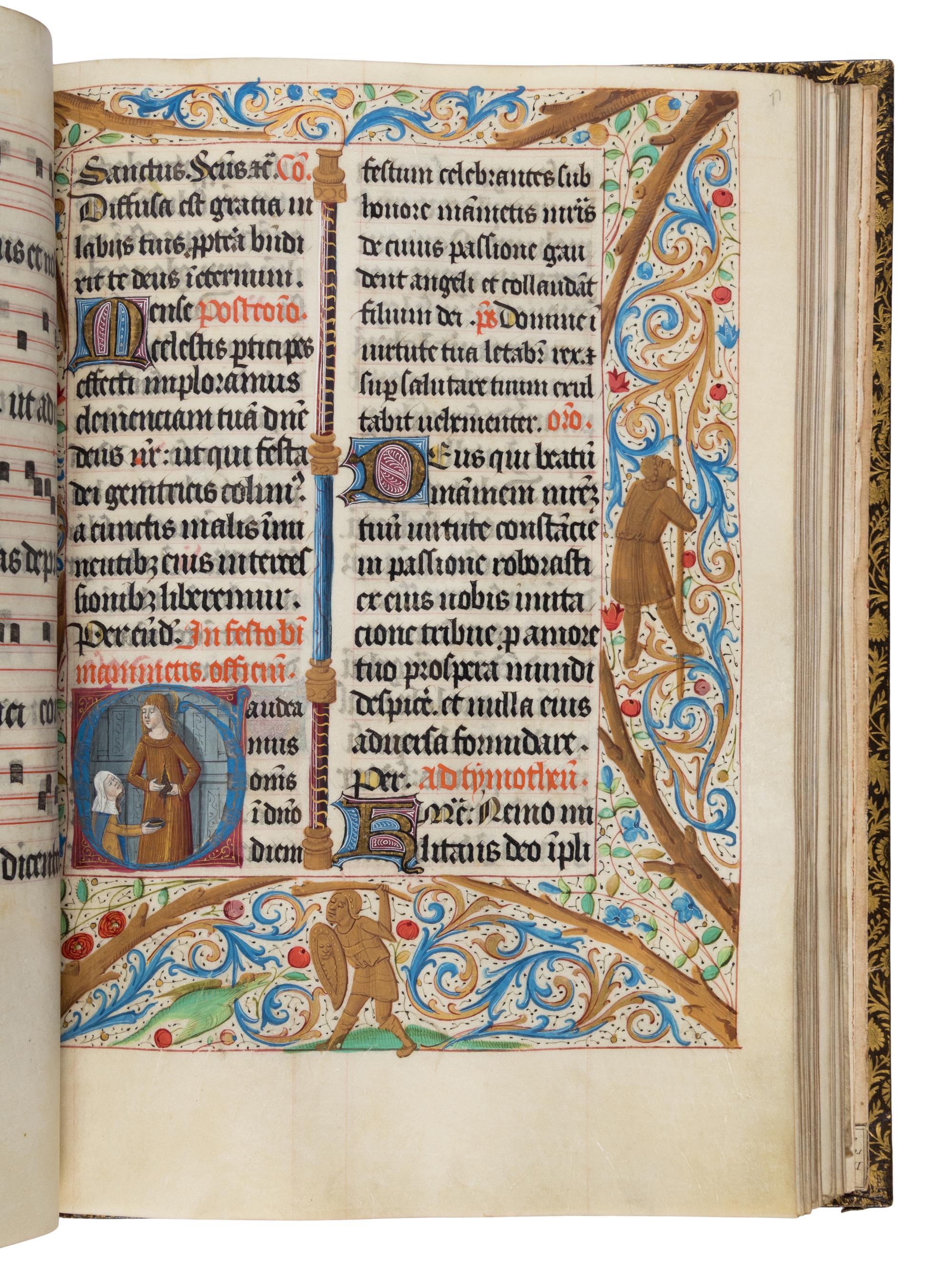WORKSHOP OF THE MASTER OF THE MISSAL OF TRAVAILLOT (active c. 1480–1500) Missal, in Latin, illuminated manuscript on parchment [France, Chaumont and Langres, c. 1482–1497]
