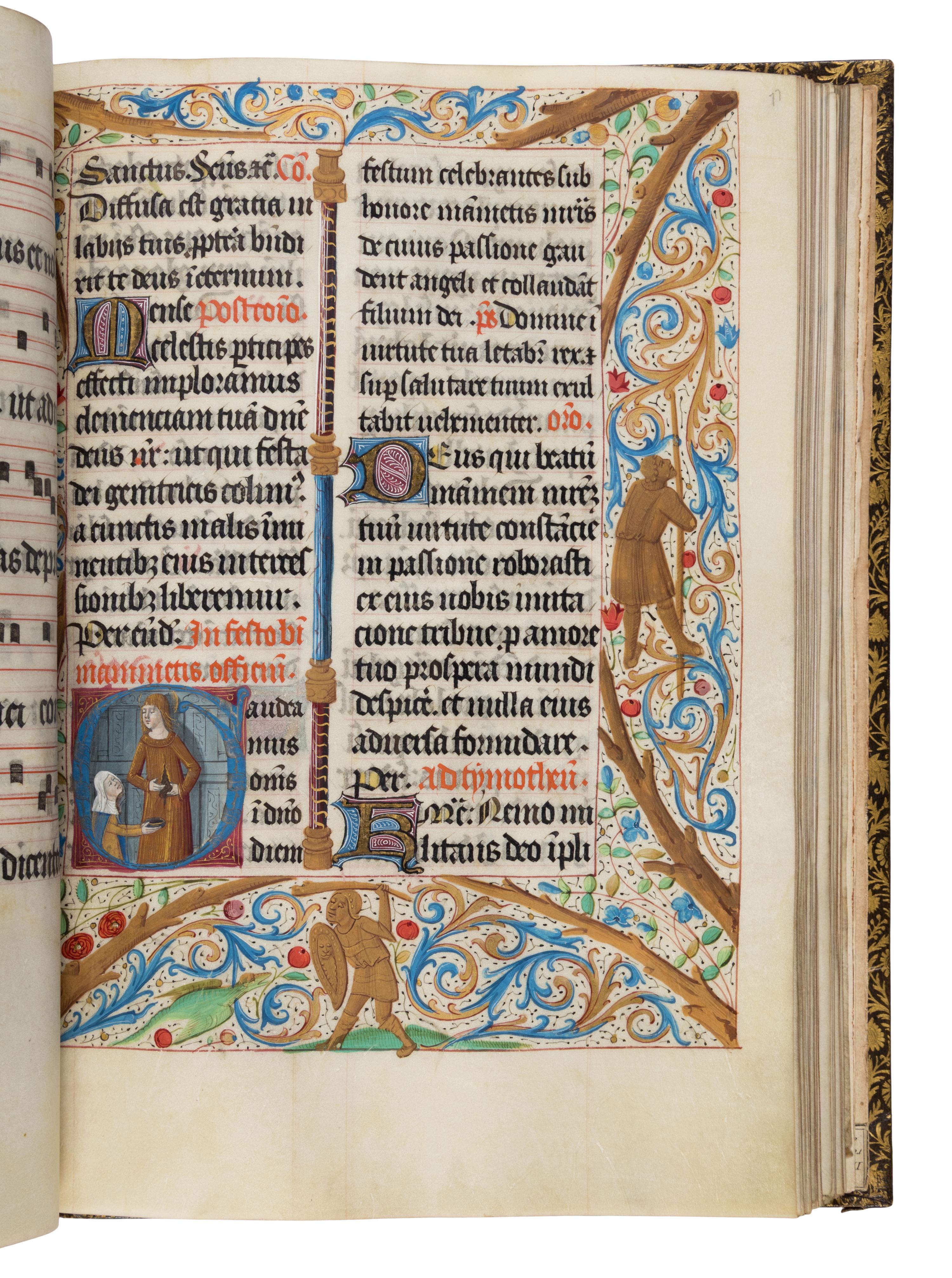 WORKSHOP OF THE MASTER OF THE MISSAL OF TRAVAILLOT (active c. 1480–1500) Missal, in Latin, illuminated manuscript on parchment [France, Chaumont and Langres, c. 1482–1497]