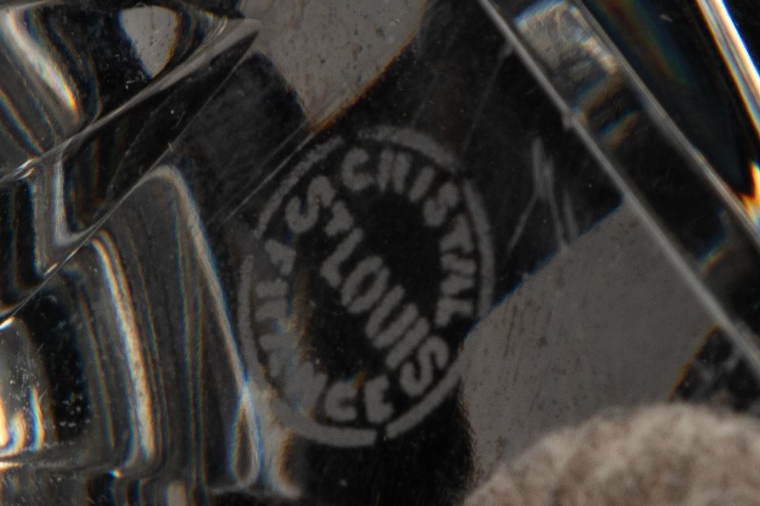 A Saint-Louis Cut Glass Versailles Vase
