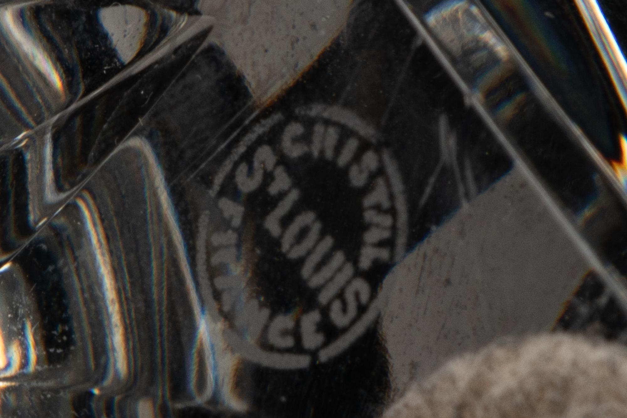 A Saint-Louis Cut Glass Versailles Vase