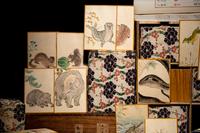 Four Sets of Japanese E-awase Karuta Playing Cards by Maruyama Oritsu (1817-1875), Nagasawa Roho (Mid-19th Century), Hara Zaisho (1813-1871) and Kishi Gantai (1782-1865)