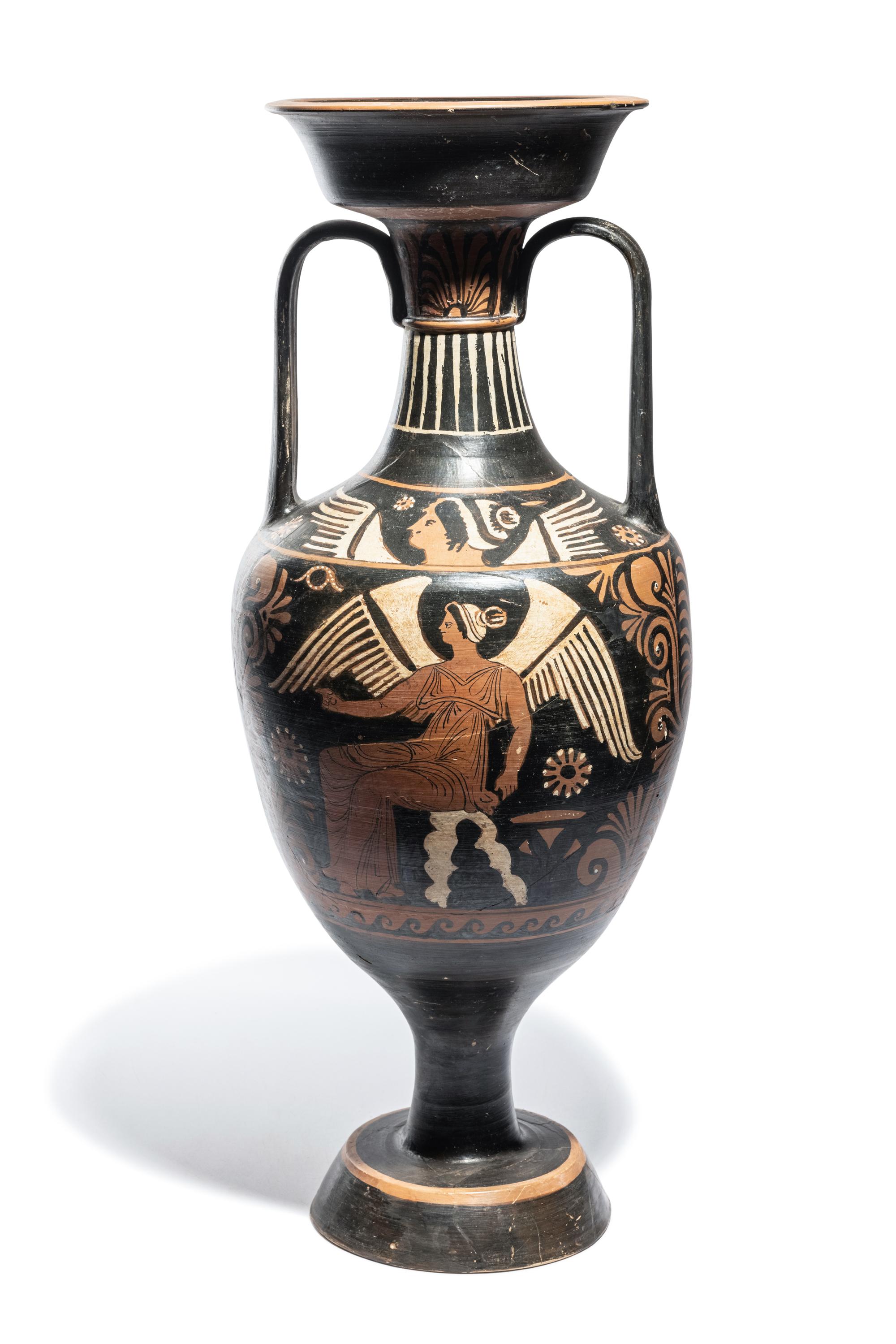 An Apulian Red-Figured Neck Amphora