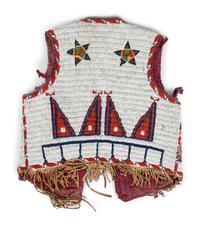 Sioux Beaded Hide Vest