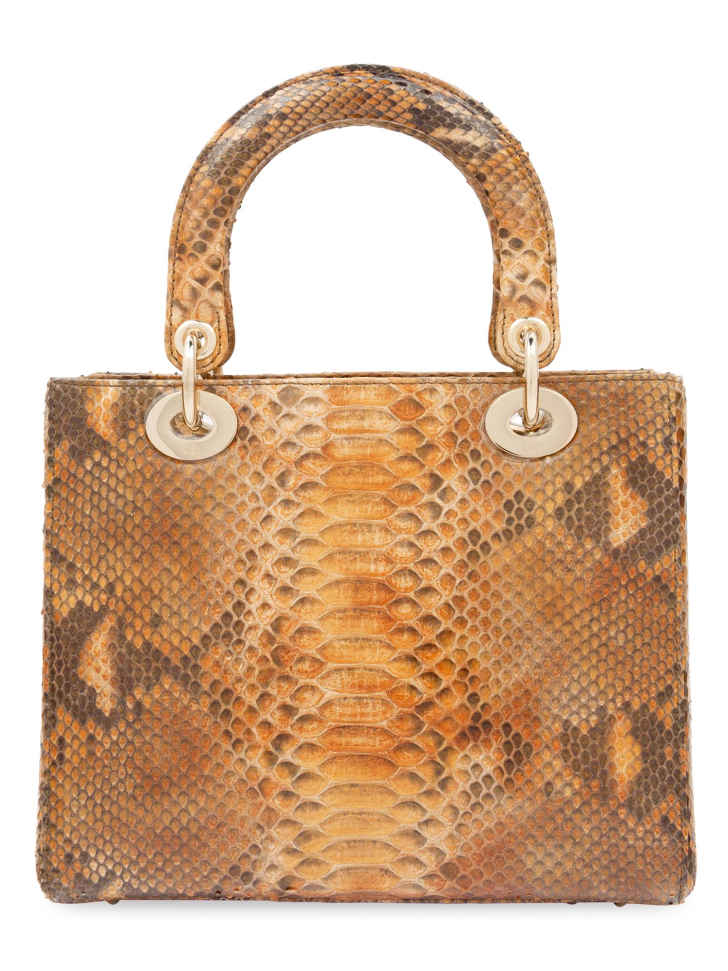 Christian Dior Multicolored Python Small Lady Dior Bag, 2010
