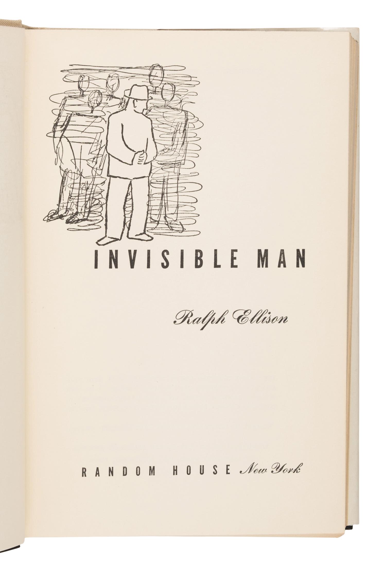 Ellison, Ralph (1914-1994). Invisible Man . New York: Random House, 1952.