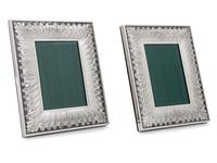 A Pair of Buccellati Silver Picture Frames