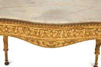 An Italian Giltwood Onyx-Top Low Table