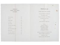 [African-Americana] King, Martin Luther, Jr. Signed Program