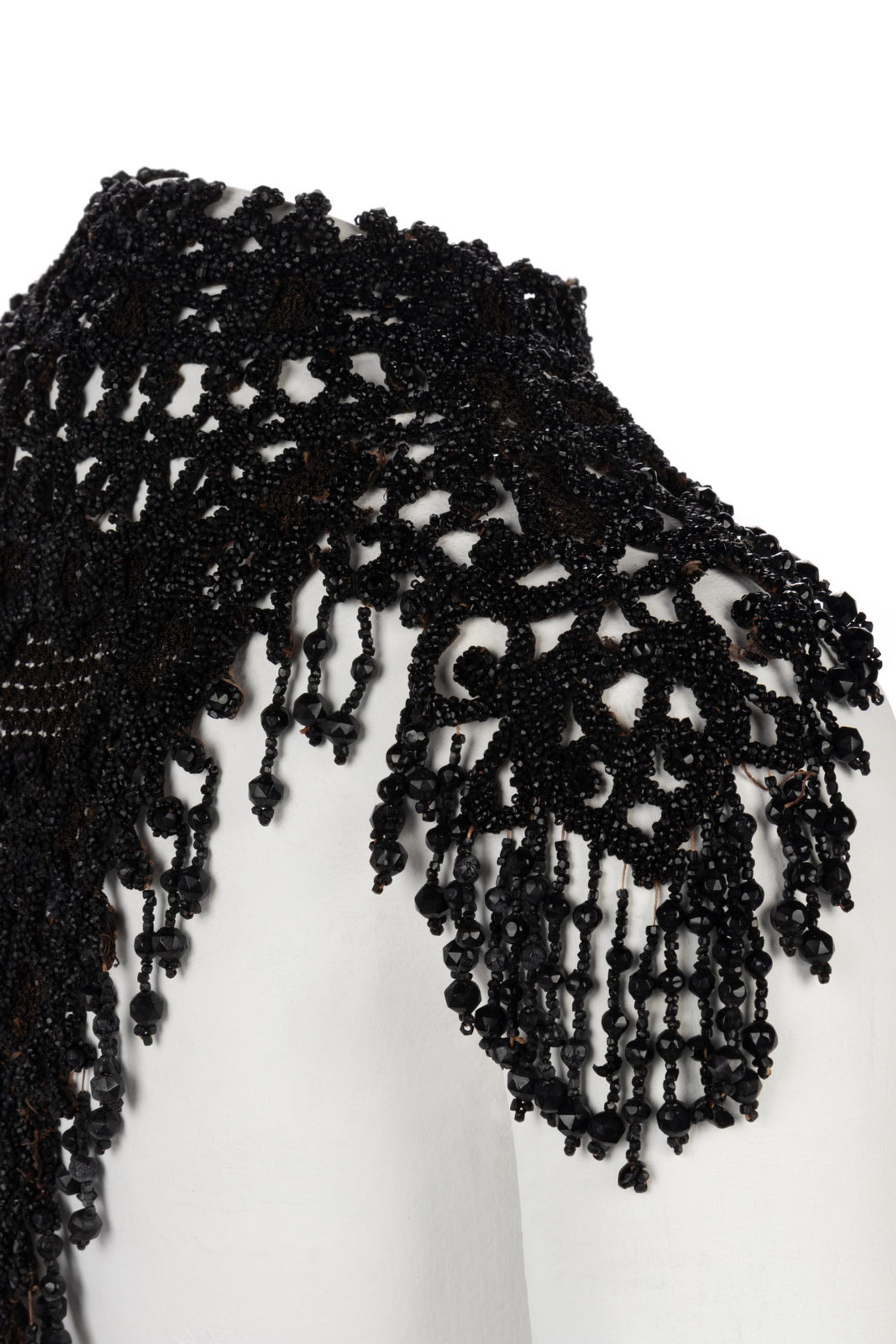 Collection of Four 19th Century Pieces; Three Capes & One Beaded Collar, 1880-1890s