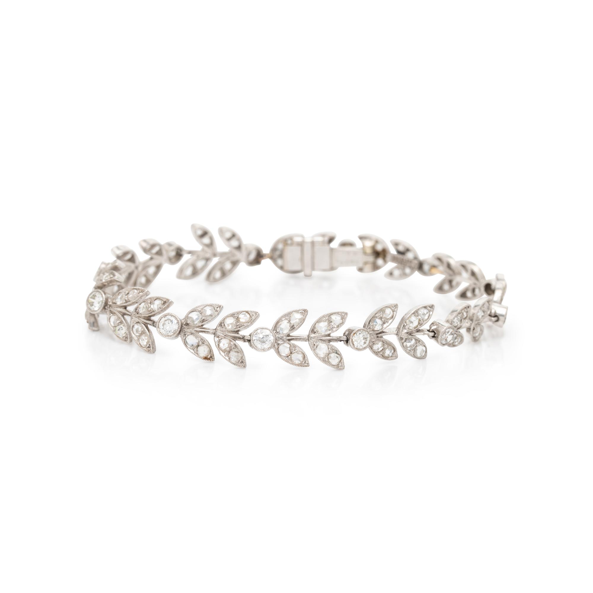 VAN CLEEF & ARPELS, DIAMOND VINE BRACELET
