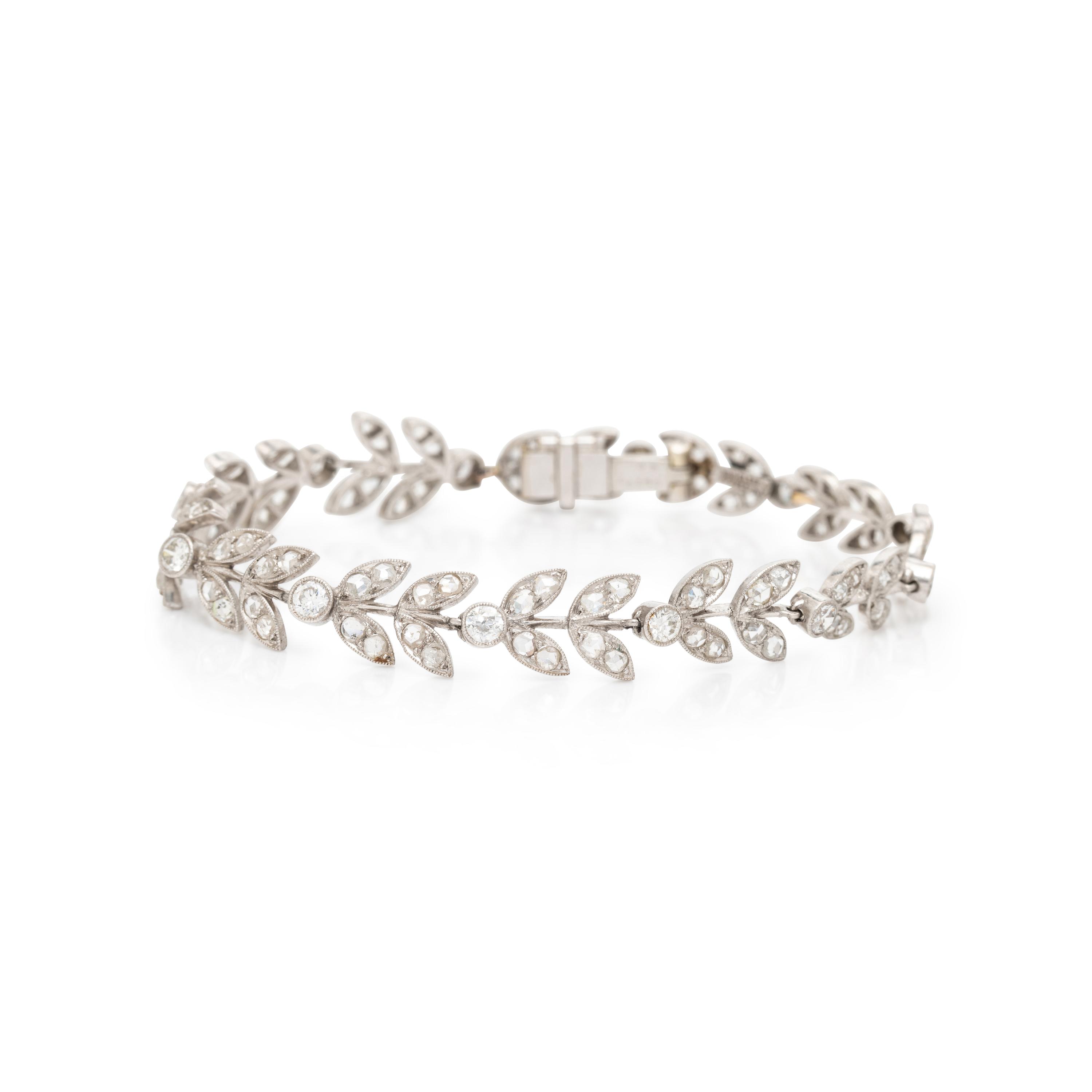 VAN CLEEF & ARPELS, DIAMOND VINE BRACELET