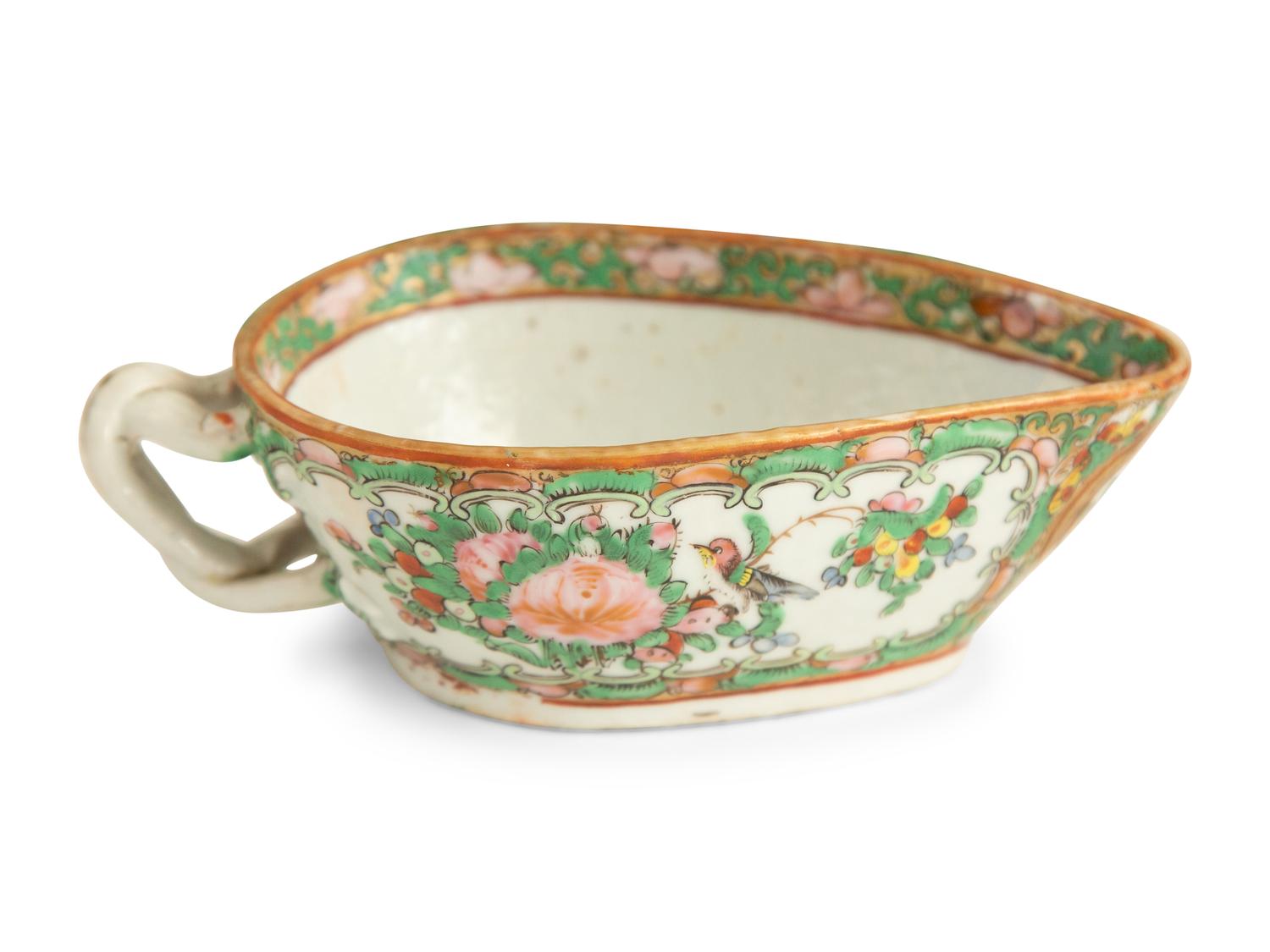 A Group of Chinese Rose Medallion Porcelain Articles