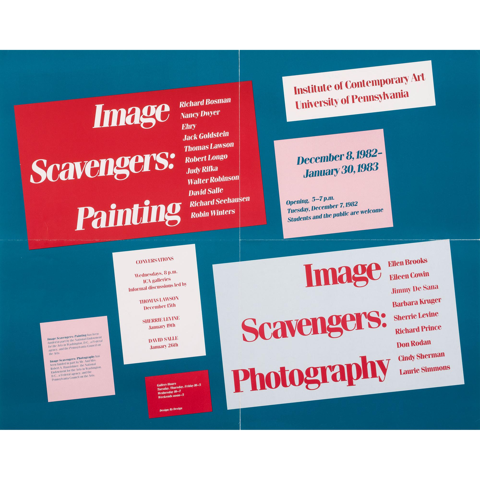 Seven Exhibition Posters for U.S. Art Centers and Universities